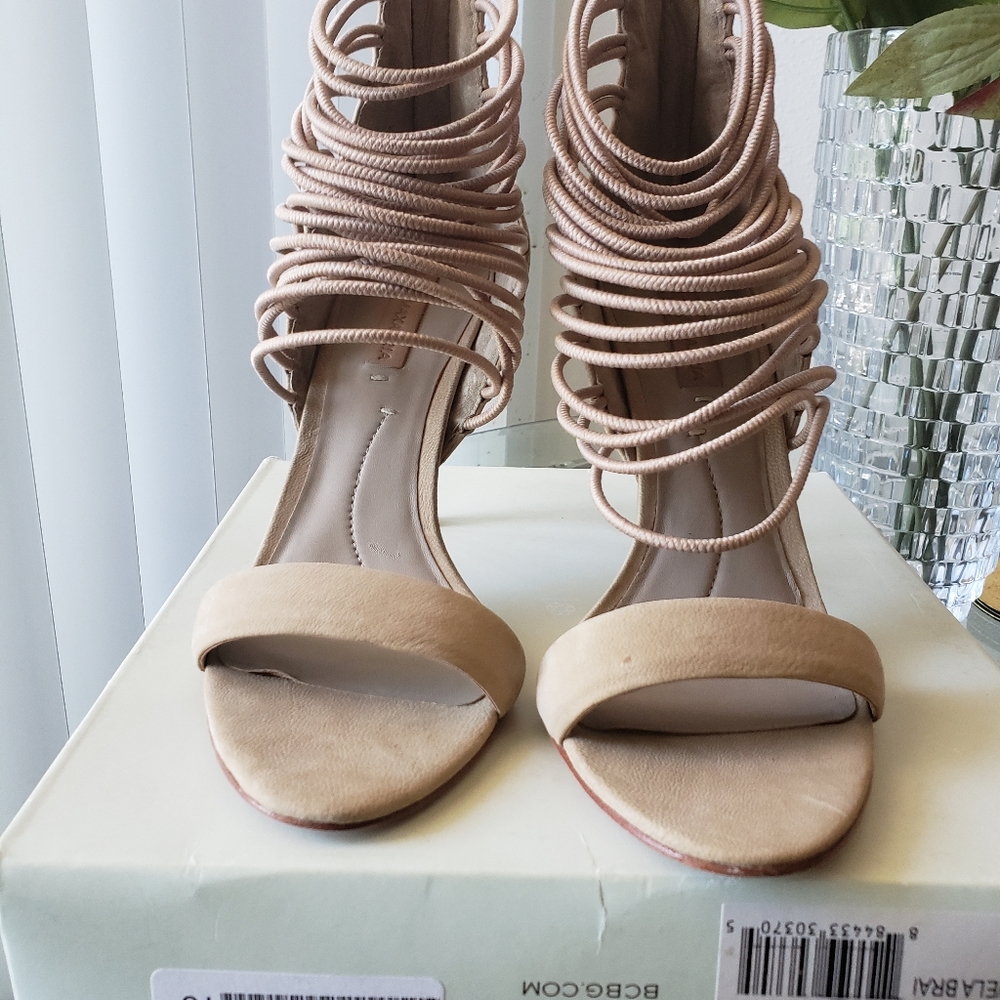 Beige heels